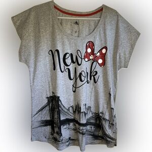 NEW Disney Parks Minnie Mouse New York City Skyline T-Shirt Plus Size 2XL